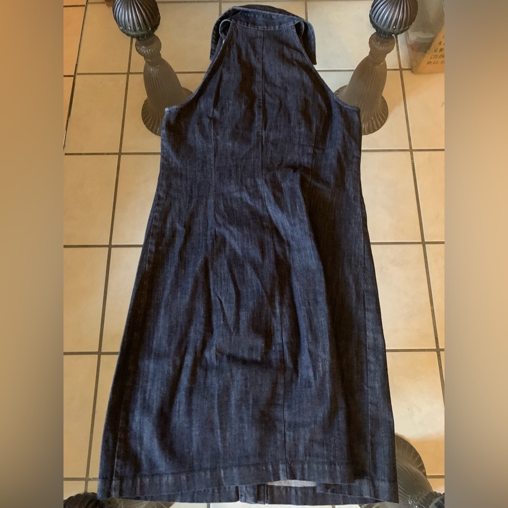 INC Denim Ruffled Dress - Picture 2 of 7